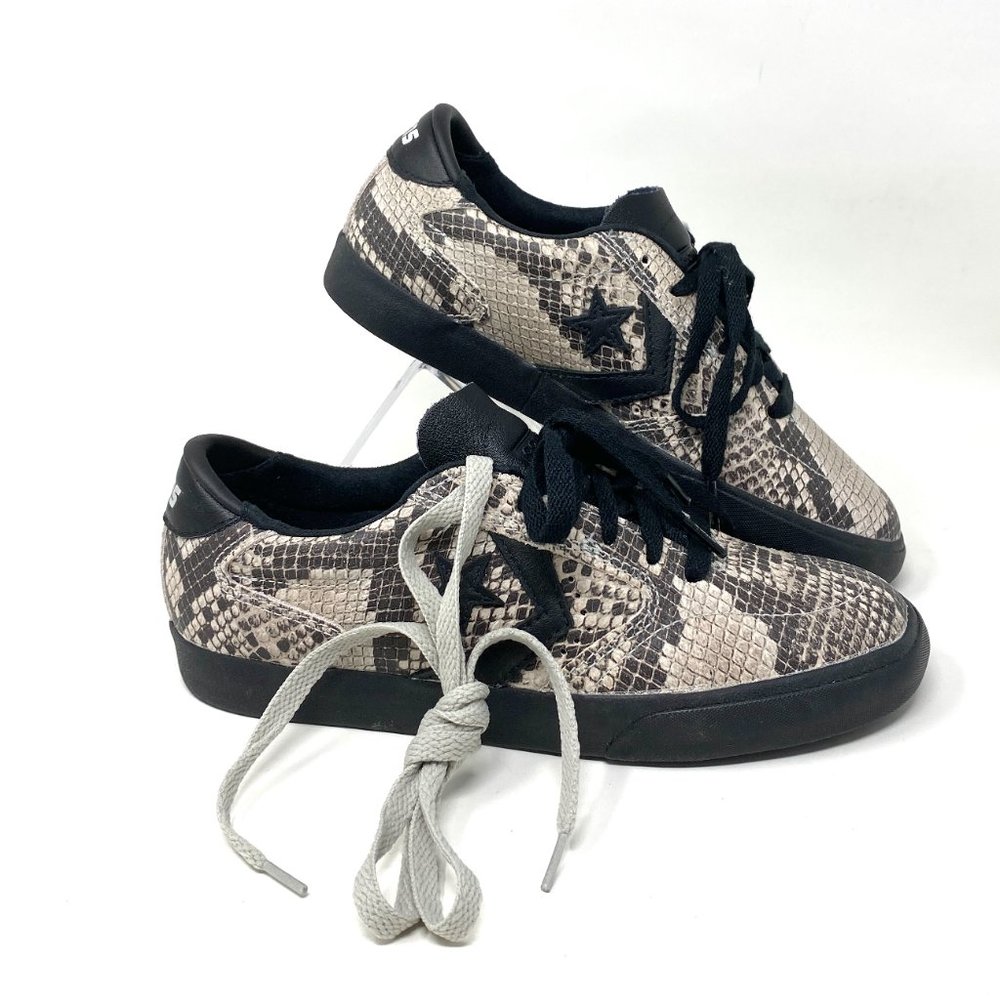 💖MEGA SALE💖Converse Women 170431C CHECKPOINT PRO OX Gravel Gray Black Skate - Picture 5 of 11